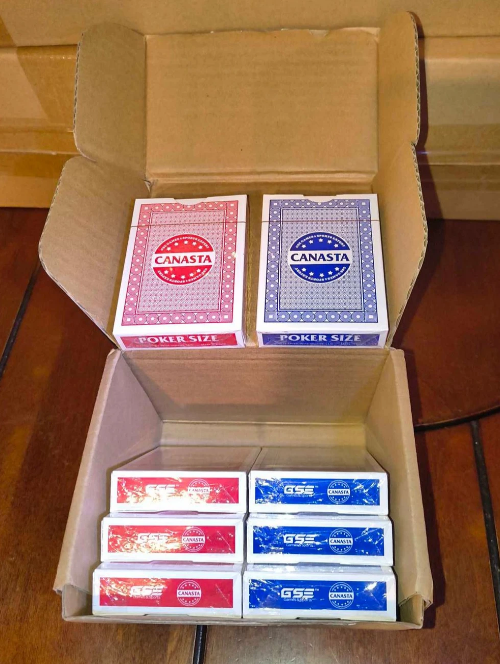 Canasta Playing Cards - Poker Size (6 Decks)