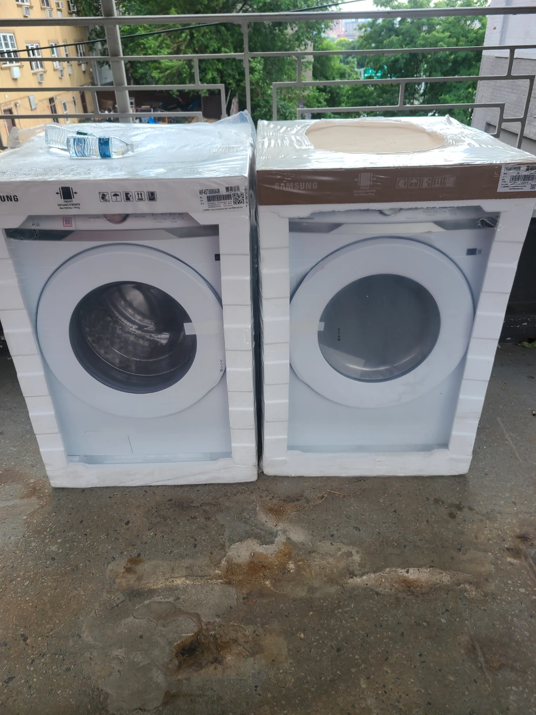 New Samsung washer and dryer set