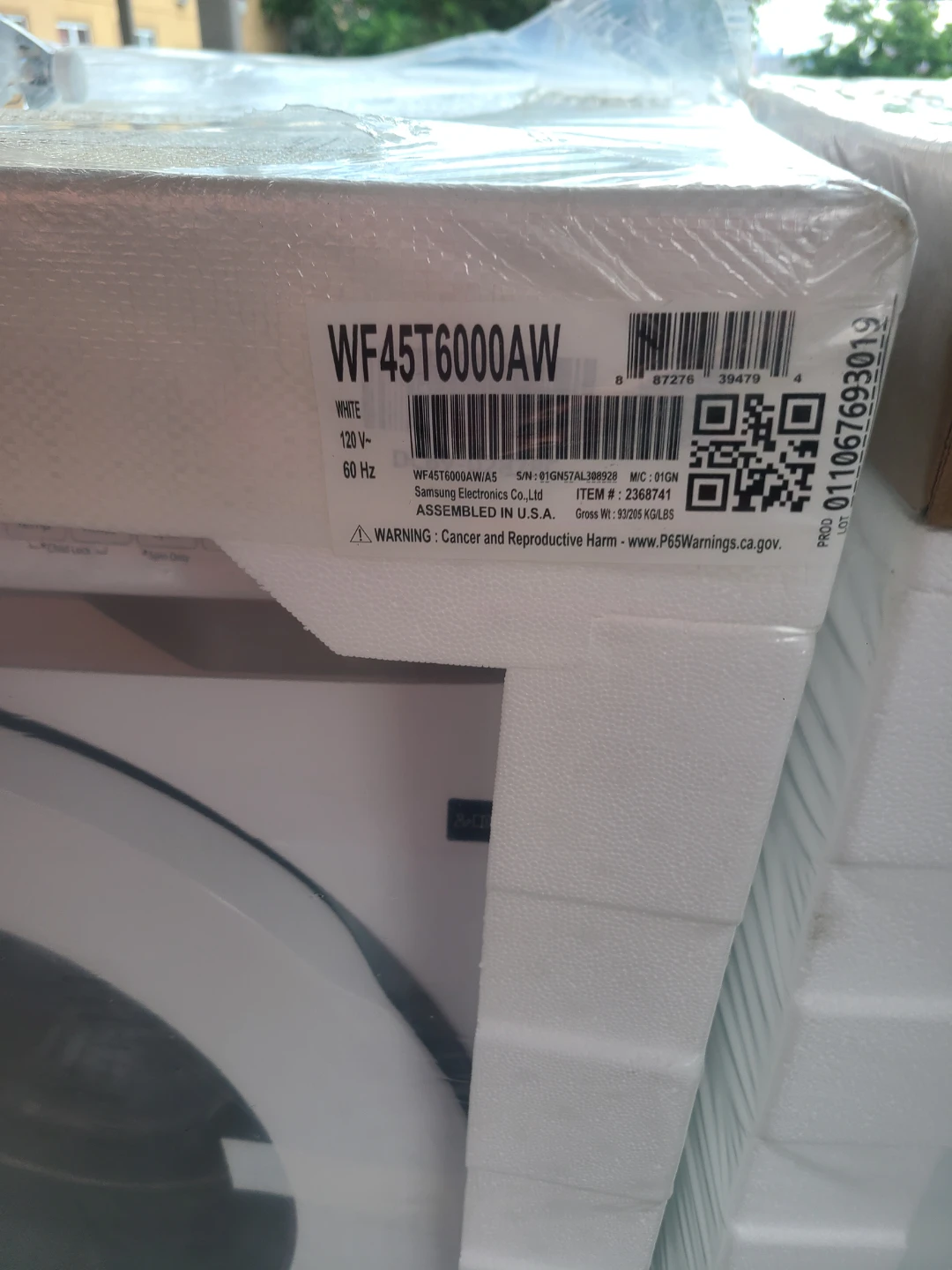 New Samsung washer and dryer set - photo 2