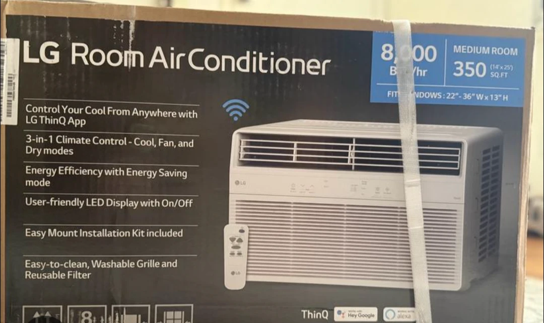 8,000Btu LG ThinQ SMART Window AC Unit - photo 4