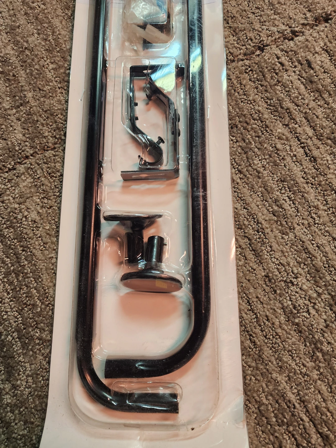 Black Curtain Rod Set - photo 2