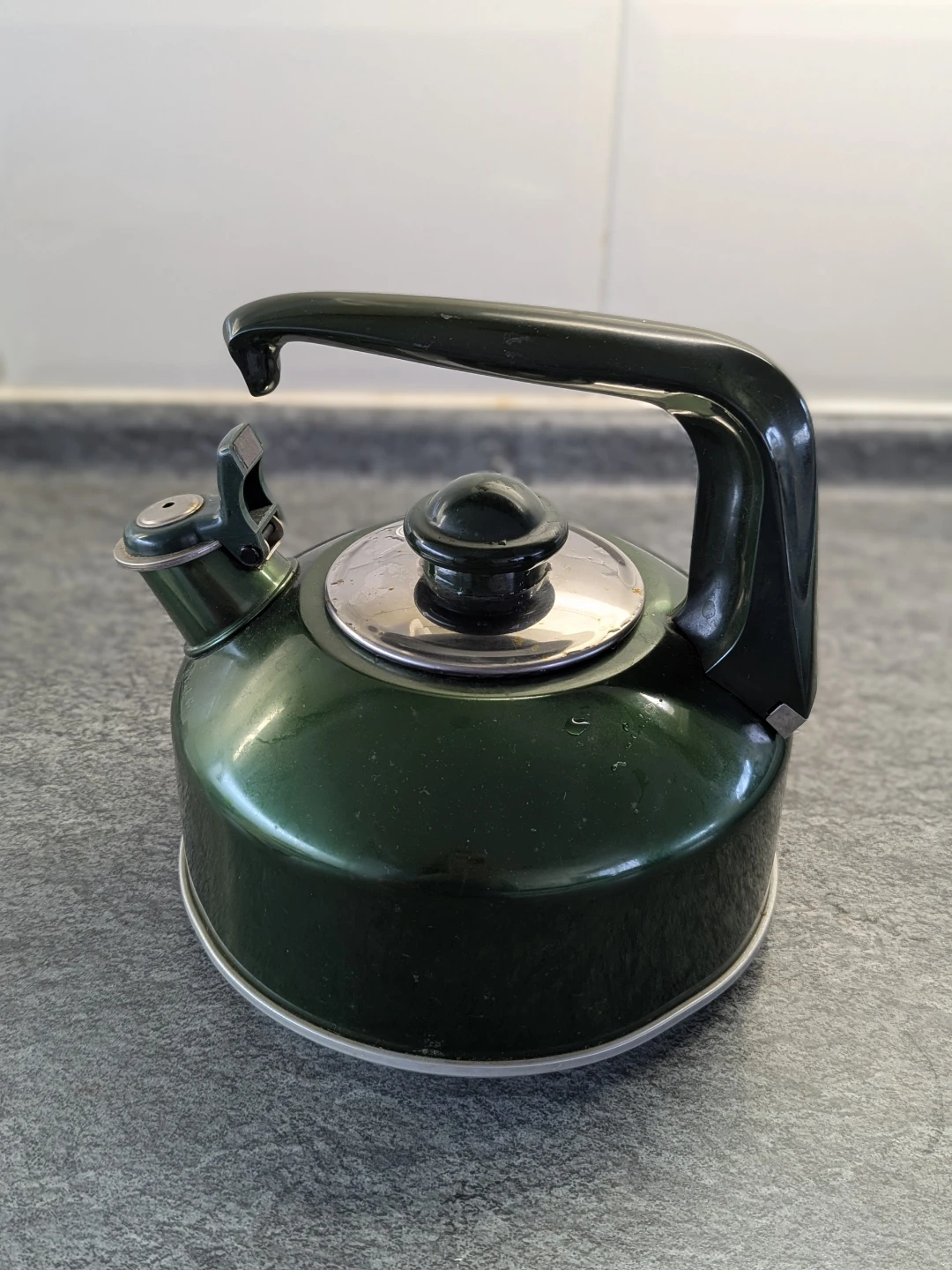 Green Stovetop Whistling Kettle
