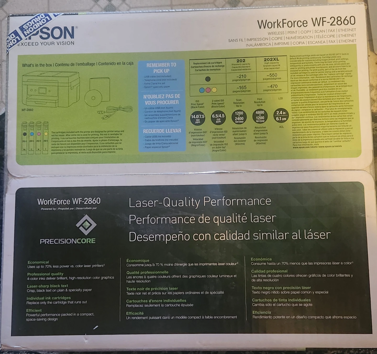 Epson WorkForce WF-2860 All-in-One Printer