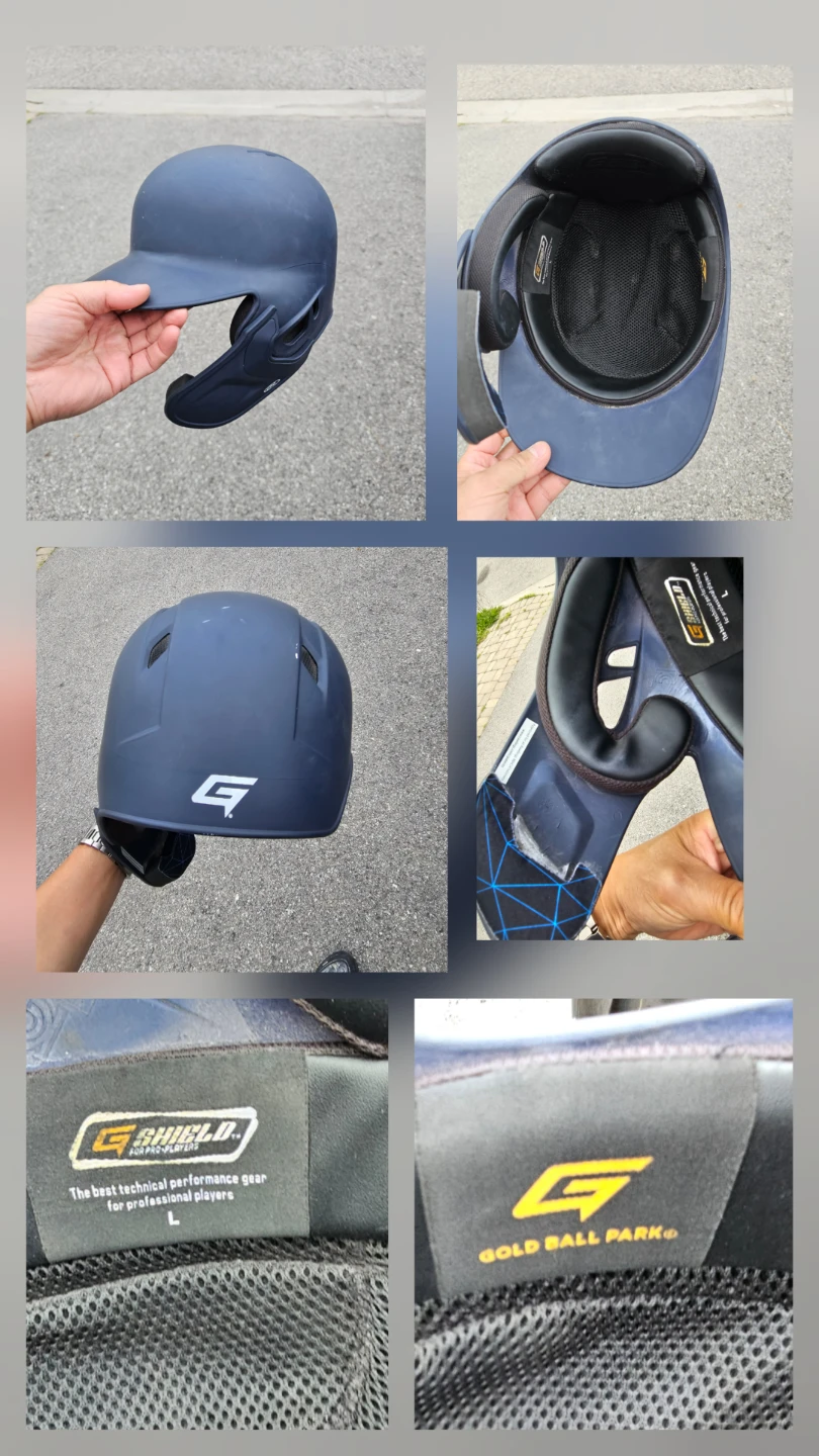 G Shield Baseball Batting Helmet - Navy Blue - Size L