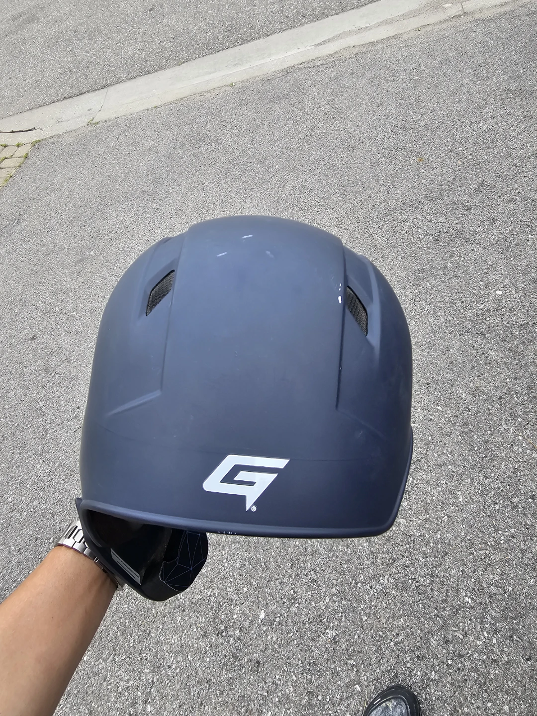 G Shield Baseball Batting Helmet - Navy Blue - Size L - photo 3