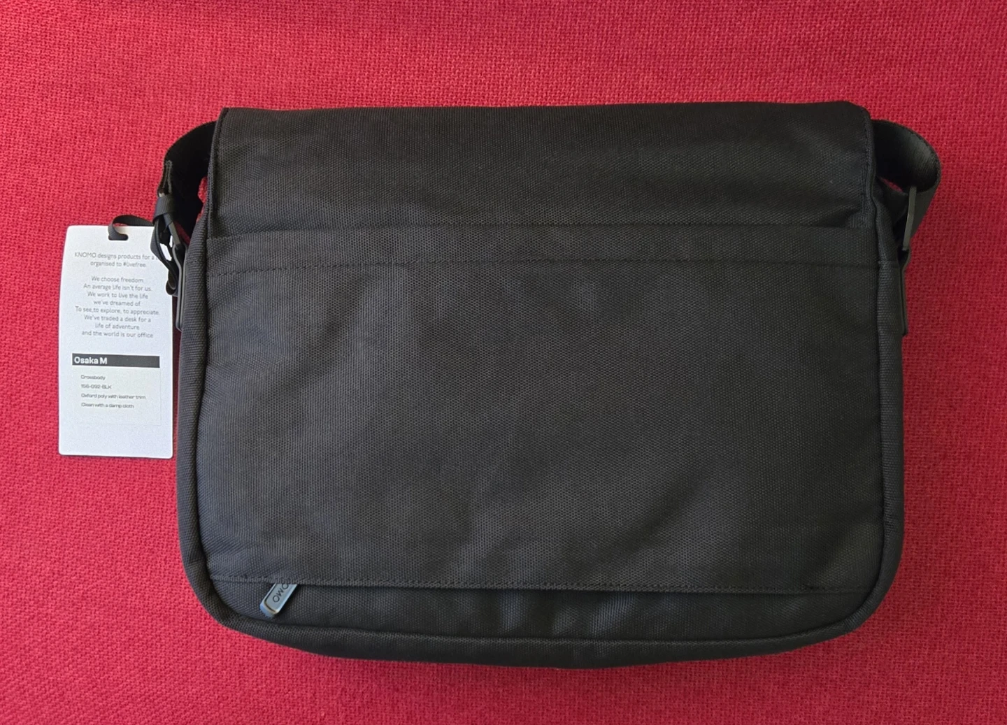 KNOMO Osaka Messenger Bag for Work and Travel Black - photo 5