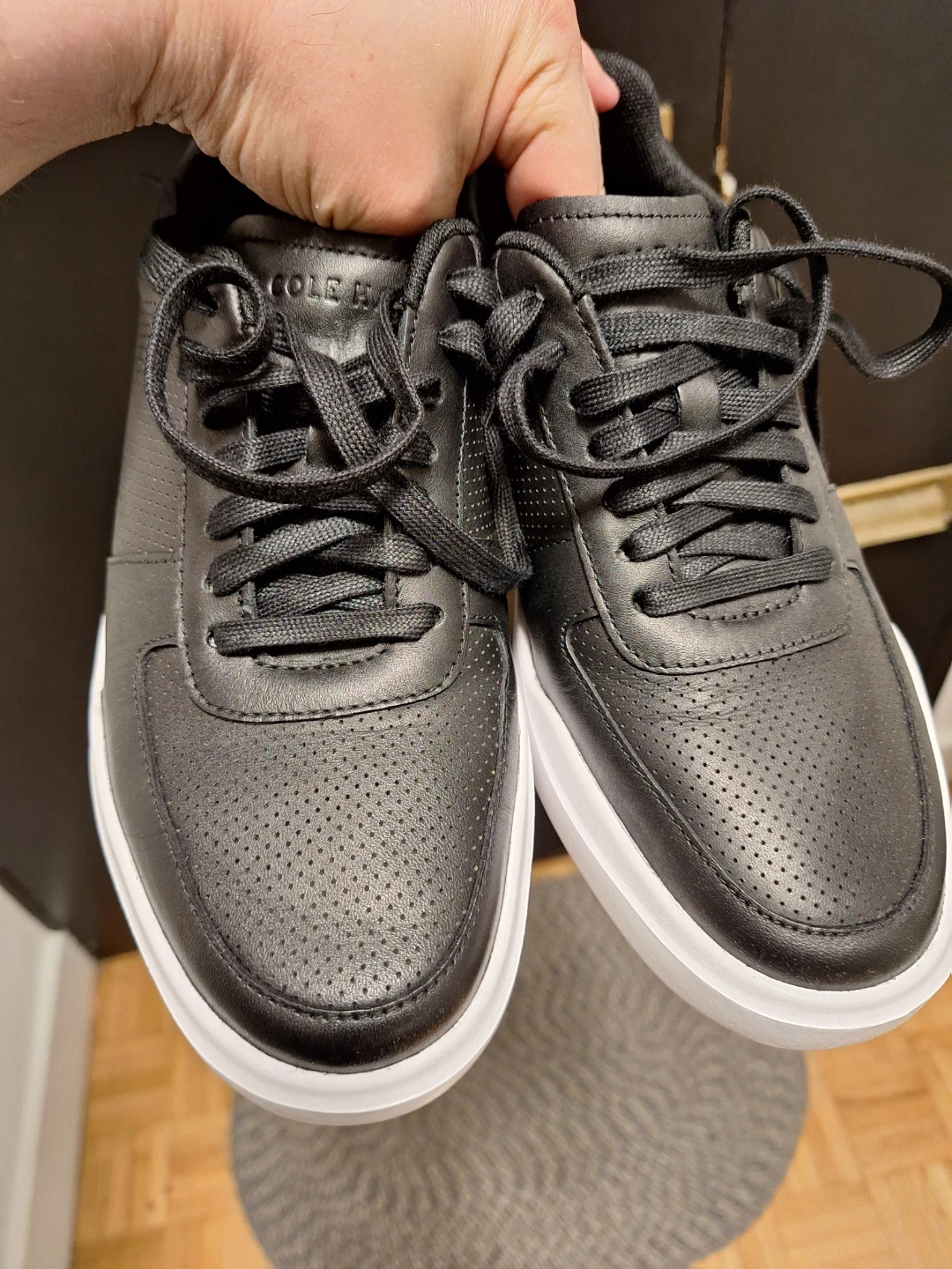 Cole Haan Grand Crosscourt Men's Black Leather Sneakers