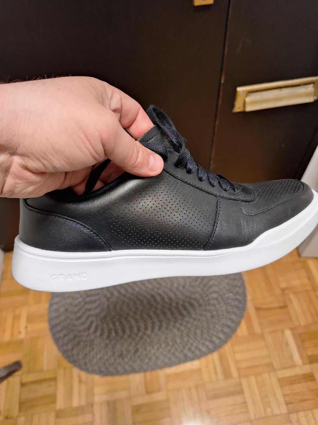 Cole Haan Grand Crosscourt Men's Black Leather Sneakers - photo 3