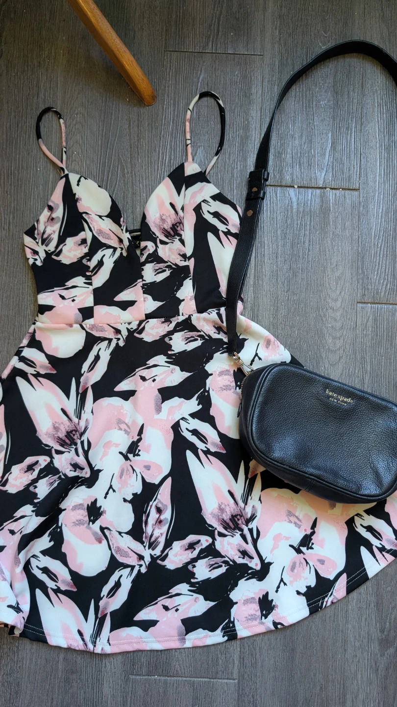 Dress & Kate Spade Black Leather Crossbody Bag