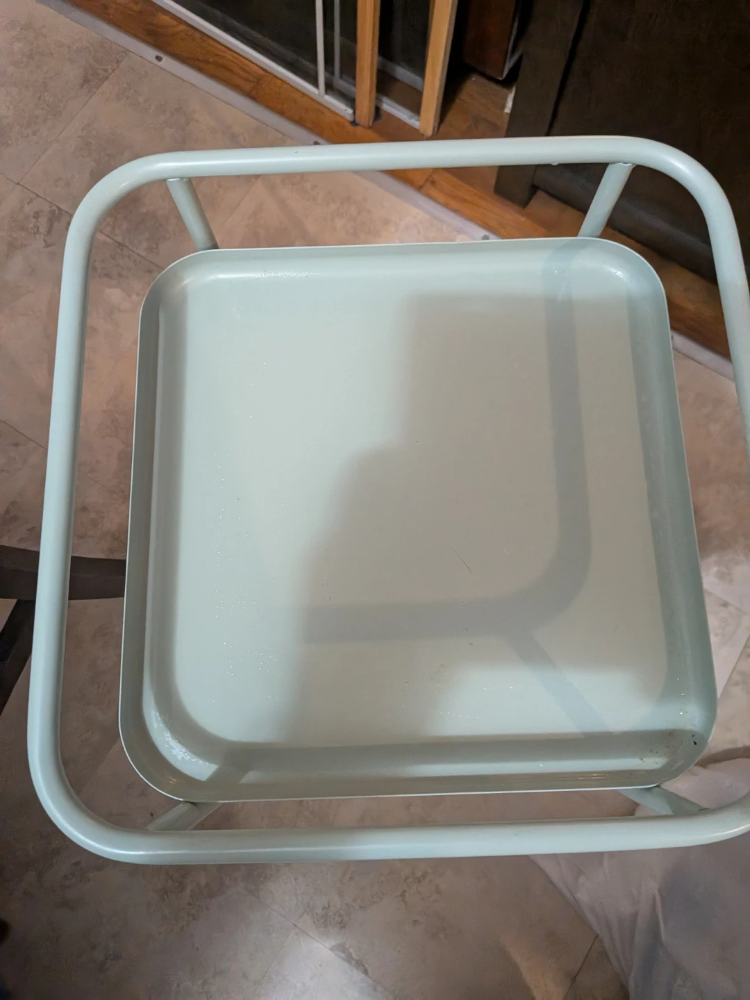 Light Blue Metal Utility Cart/Stand