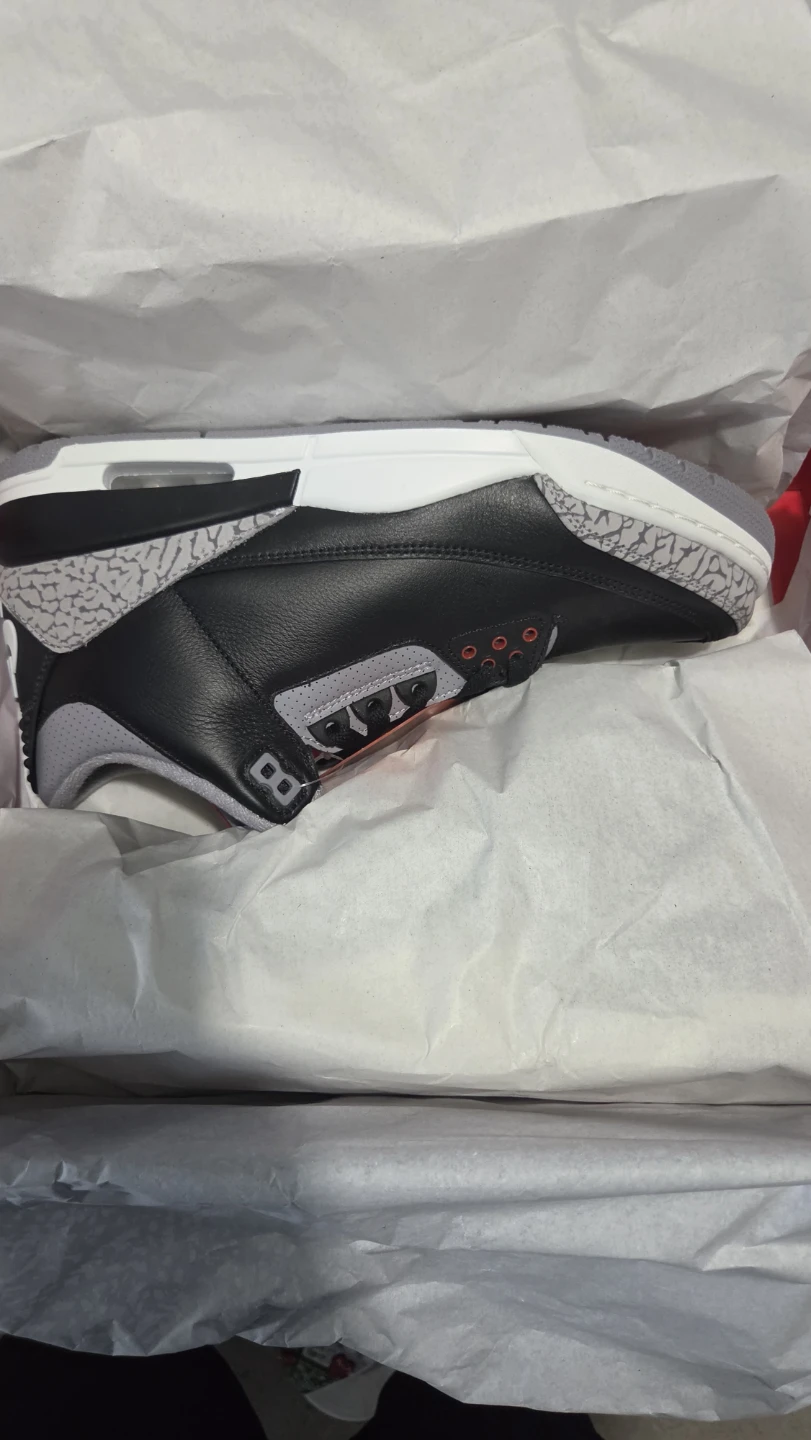 Air Jordan 3 "Black Cement" Sneakers