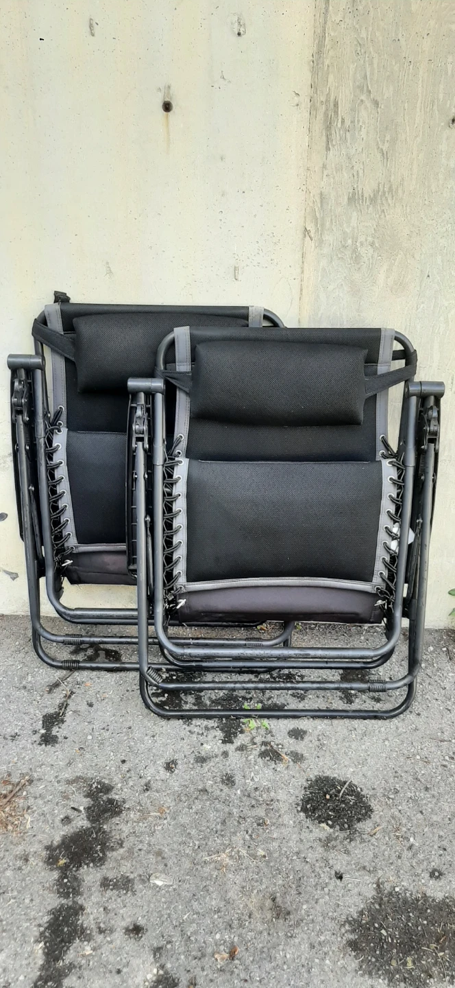 Pair Of Black Premium Zero Gravity Chairs - photo 3