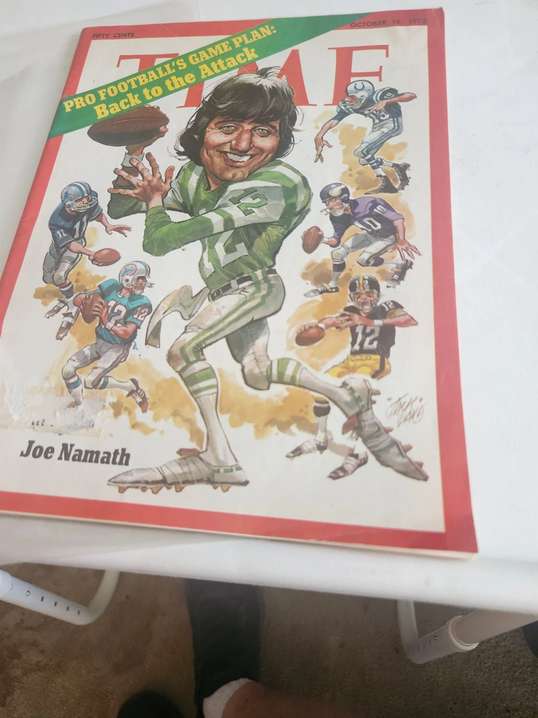 Time Magazine - Joe Namath - October 16, 1972 - photo 2