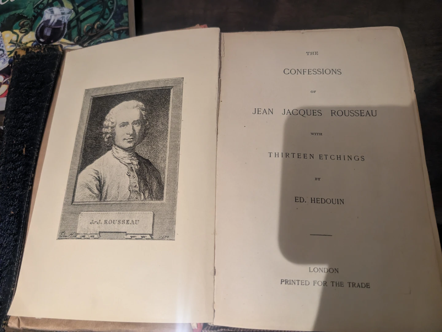 The Confessions of Jean Jacques Rousseau Book