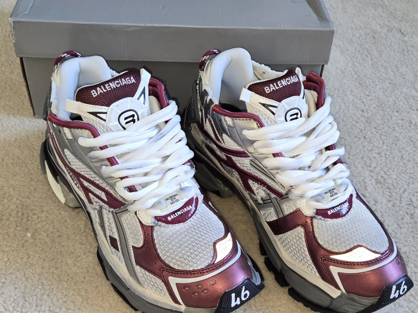 Balenciaga Runner Sneakers Size 46