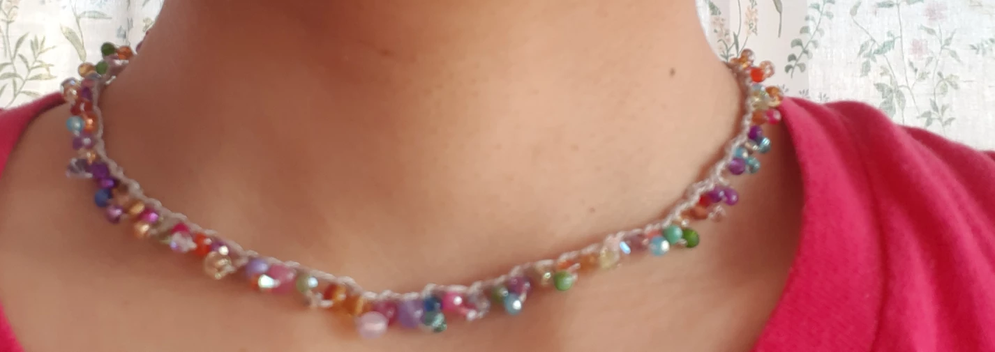 Handmade Beaded Necklace - photo 2