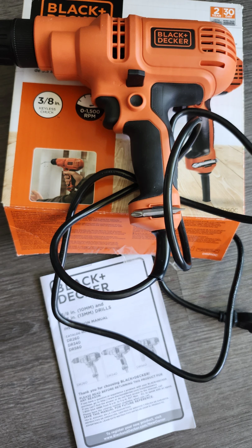 BLACK+DECKER 5.5 Amp Drill/Driver - photo 2