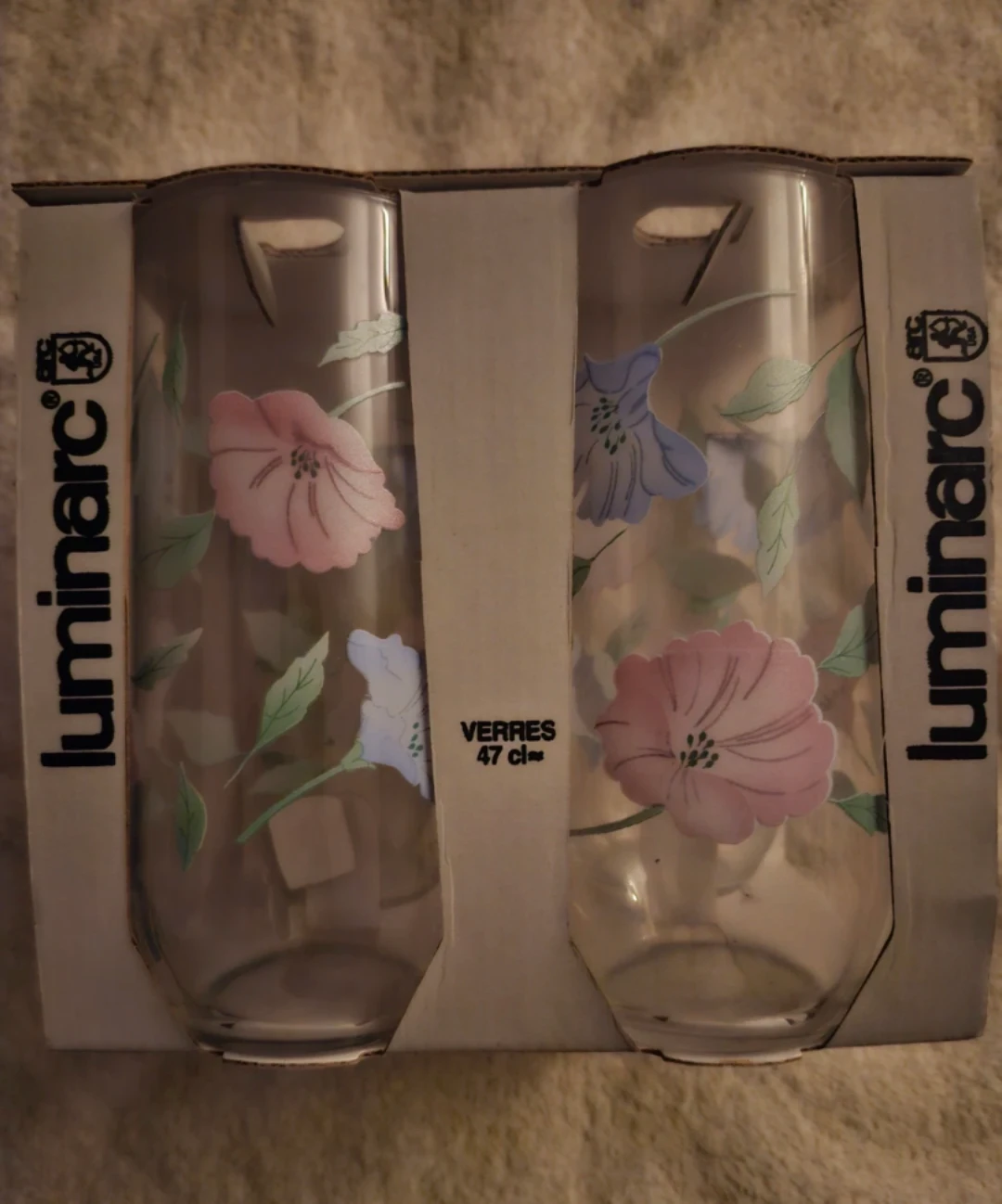 NEW GLASSES DRINKING Tumblers Set 4, Floral - photo 4