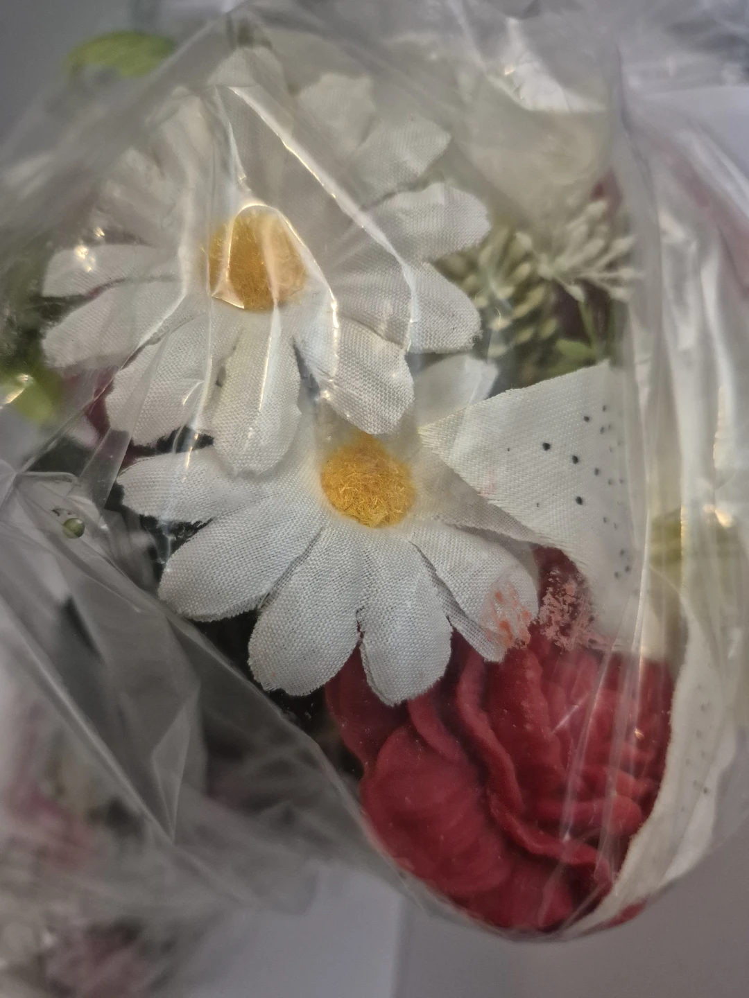 Artificial Flower Bouquet in Decorative Vase - photo 3