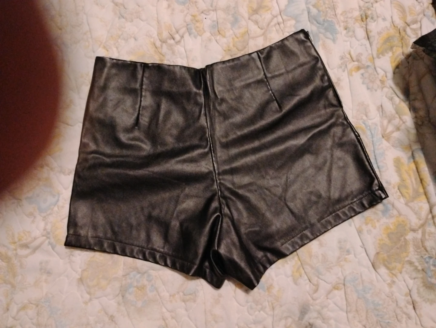 Spirit Faux Leather Shorts - photo 2