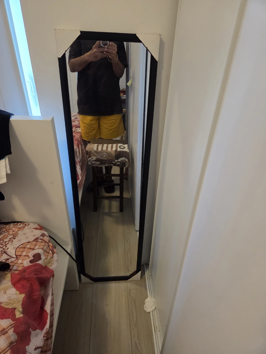 Tall Mirror with Black Frame - photo 3