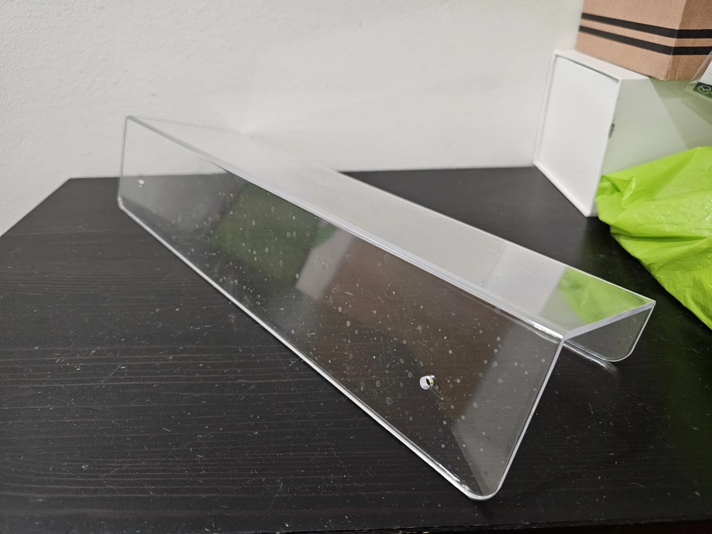 15 inch Clear Acrylic Floating Wall Mount Shelf Display - photo 5