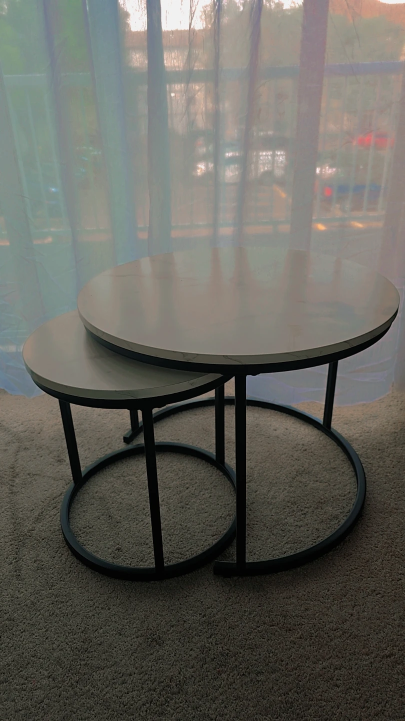 Set of 2 Nesting Coffee Tables - photo 4