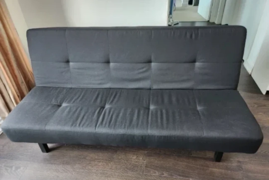 (Today) IKEA Black Futon Sofa