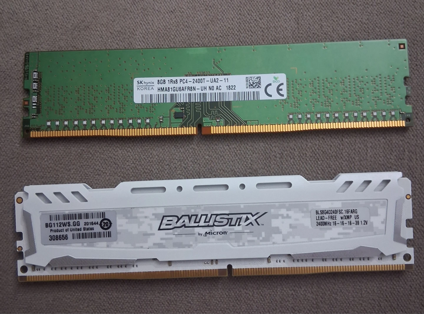 DDR4 2400mhz 16gb (2×8gb) for desktop - photo 2