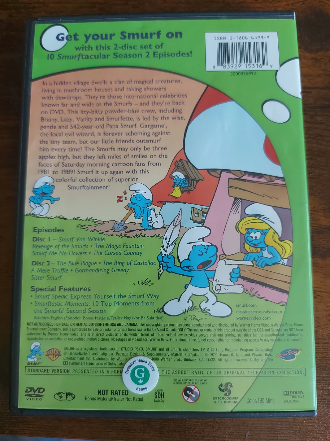 The Smurfs A Magical Smurf Adventure DVD Set - photo 3