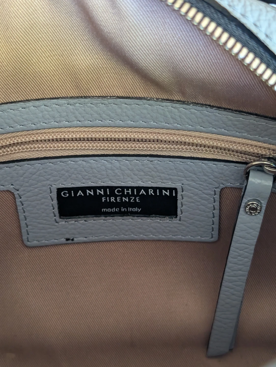 ⚽Gianni Chiarini Grey Leather Handbag - photo 5