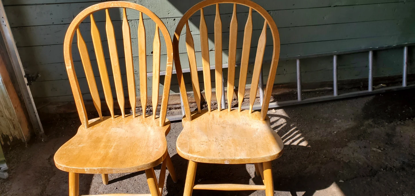 Four  of Wooden Dining Chairs