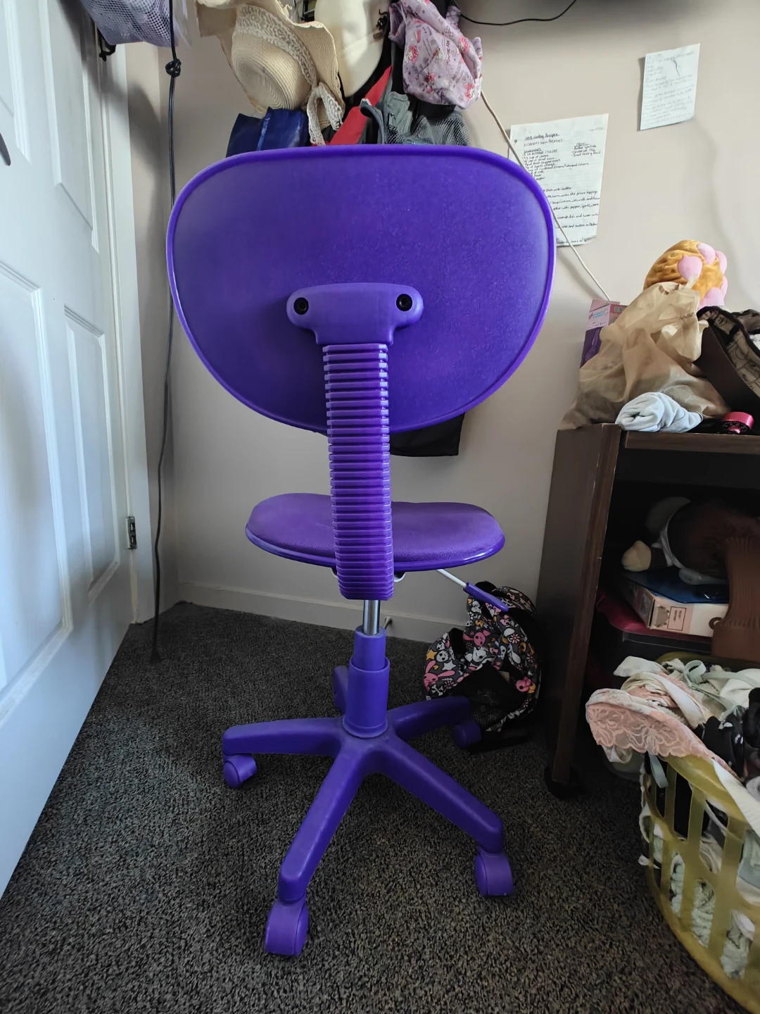 Purple Swivel Desk Chair 🧡💖 - photo 4