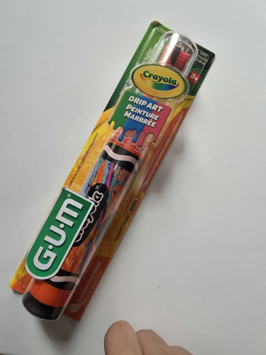 GUM Crayola Drip Art Power Toothbrush ⚽️