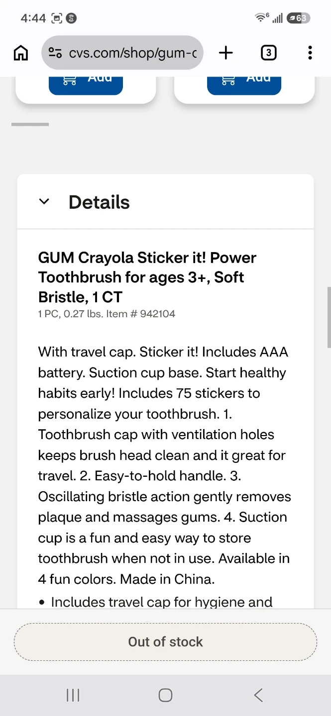 GUM Crayola Drip Art Power Toothbrush ⚽️ - photo 2