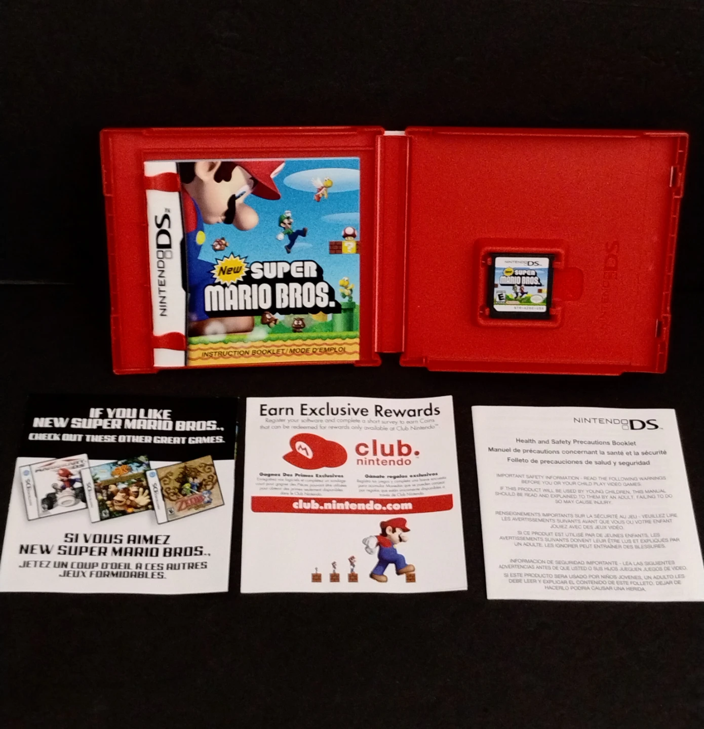 New Super Mario Bros. Nintendo DS, CIB with manual & inserts. - photo 2