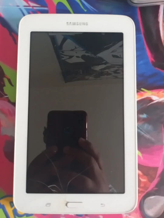 White Samsung Tablet