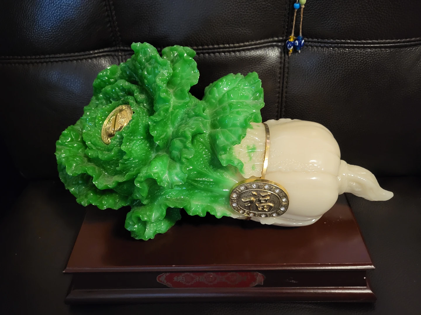 Resin Chinese Cabbage Fortune Figurine