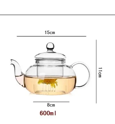 Glass Teapot with Infuser 600ml - photo 5