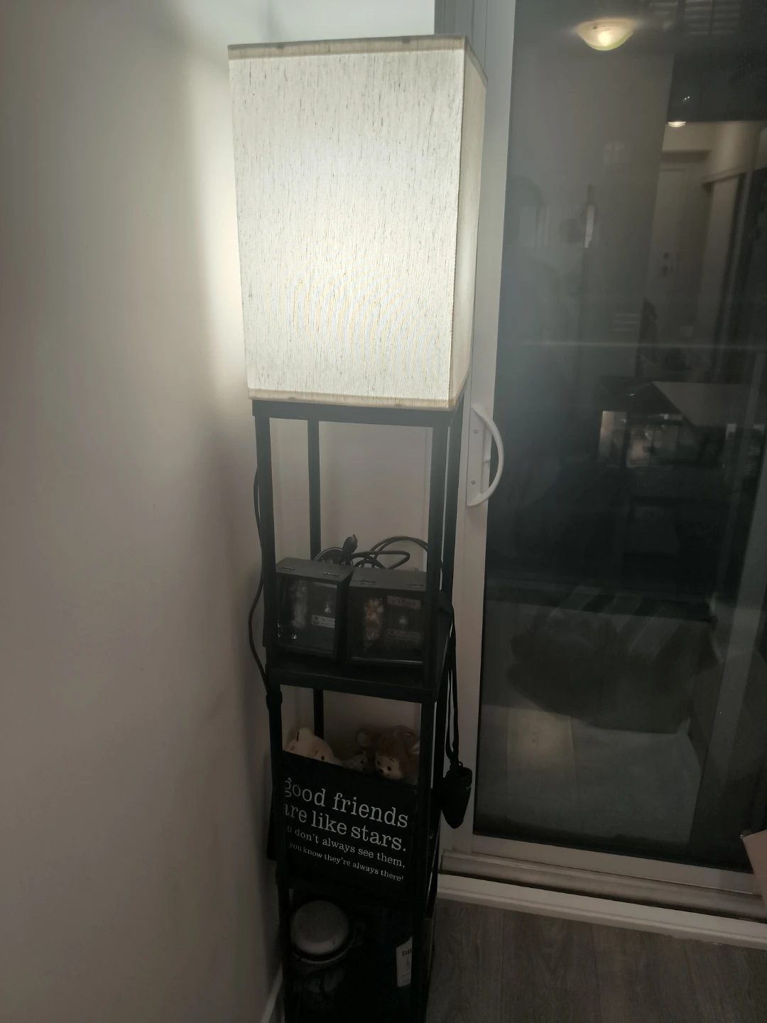 Standing Lamp with Shelves - photo 2