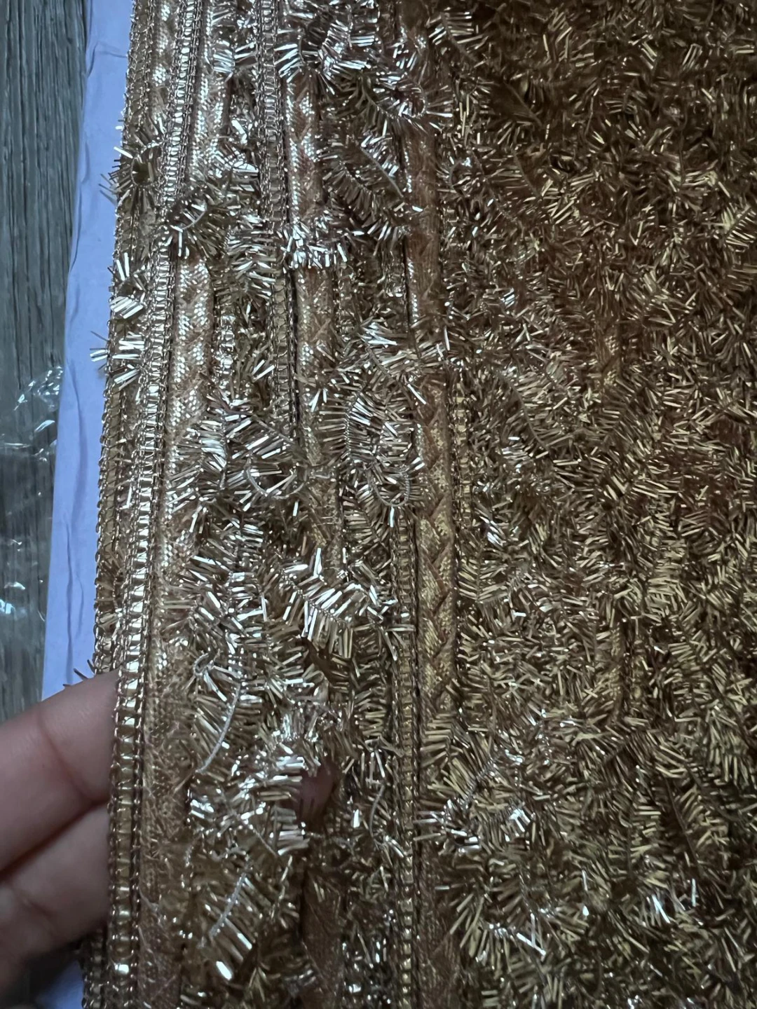 Gold Trim with Tassels and Pearls - photo 3