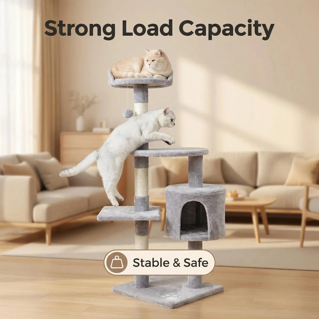 *NEW* Cat Tree Condo Tower with Scratching Posts - photo 3