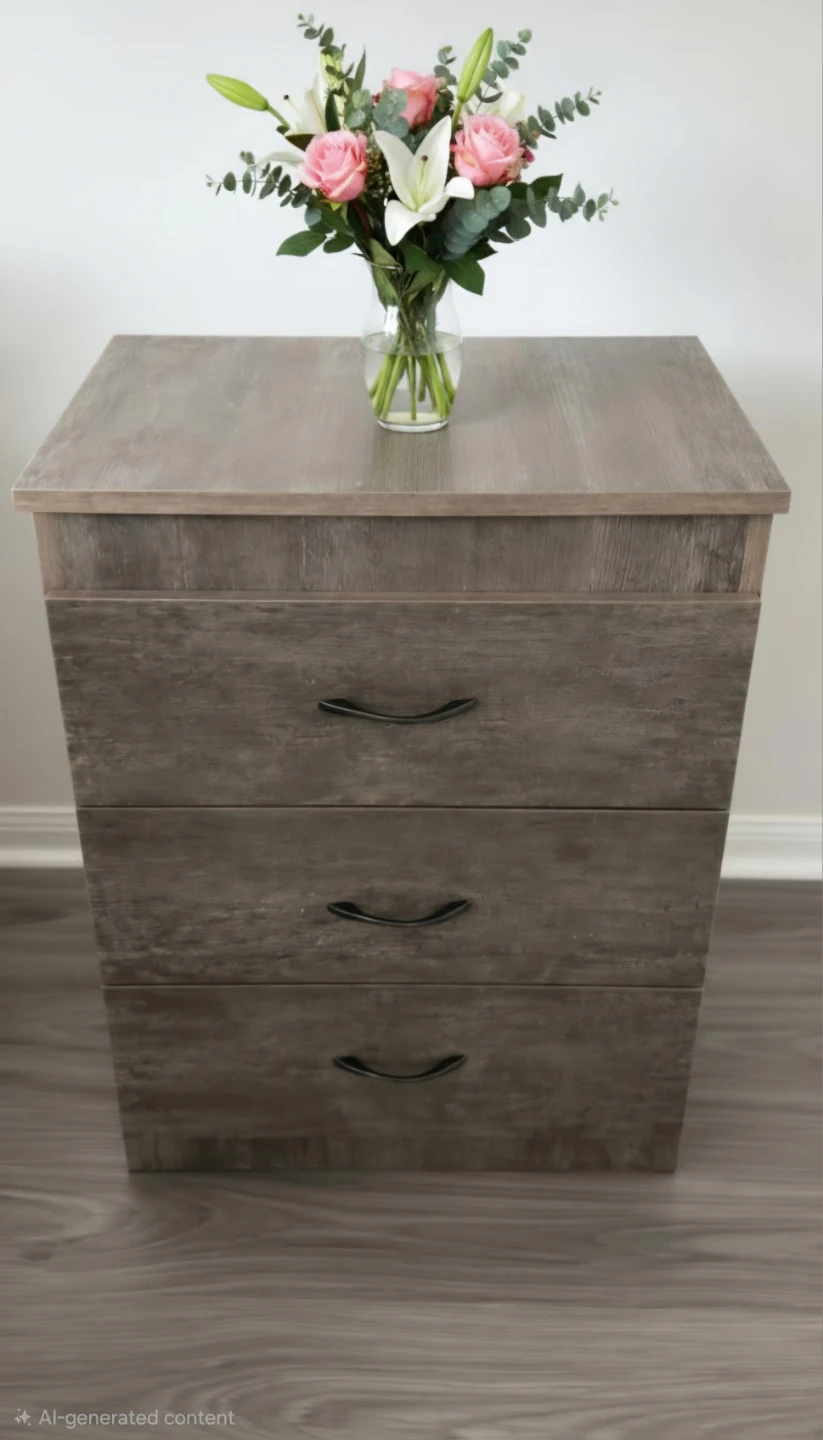 3-Drawer Nightstand