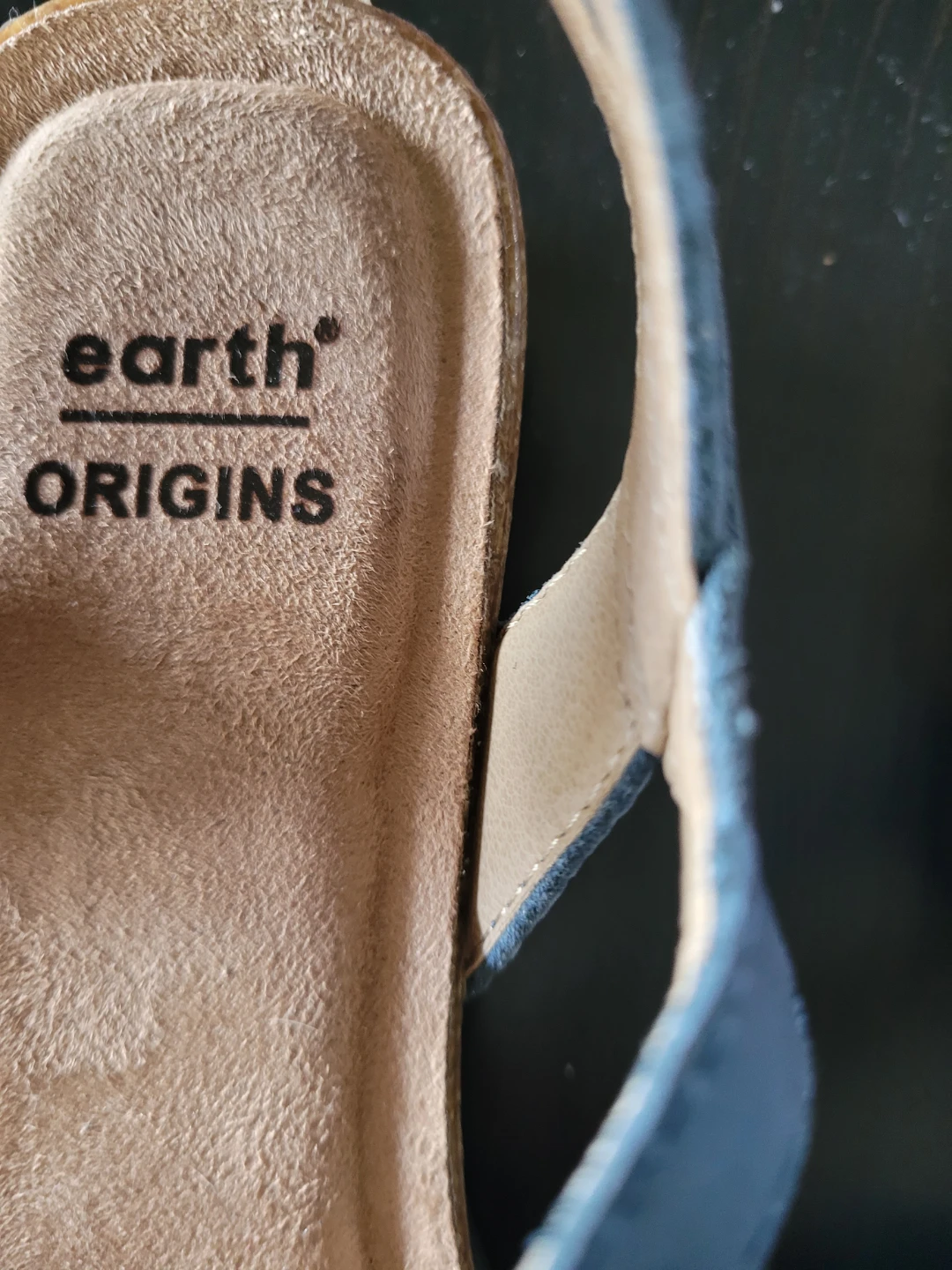 Earth Origins Women's Blue Suede Sandals - photo 3