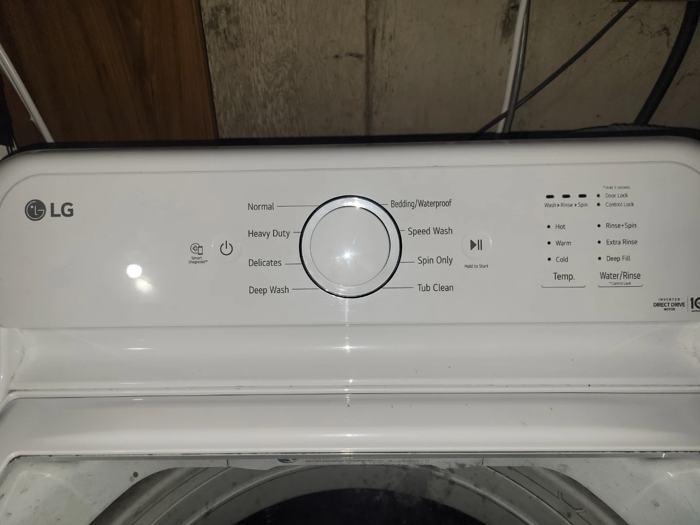 LG Top Load Washer - photo 2