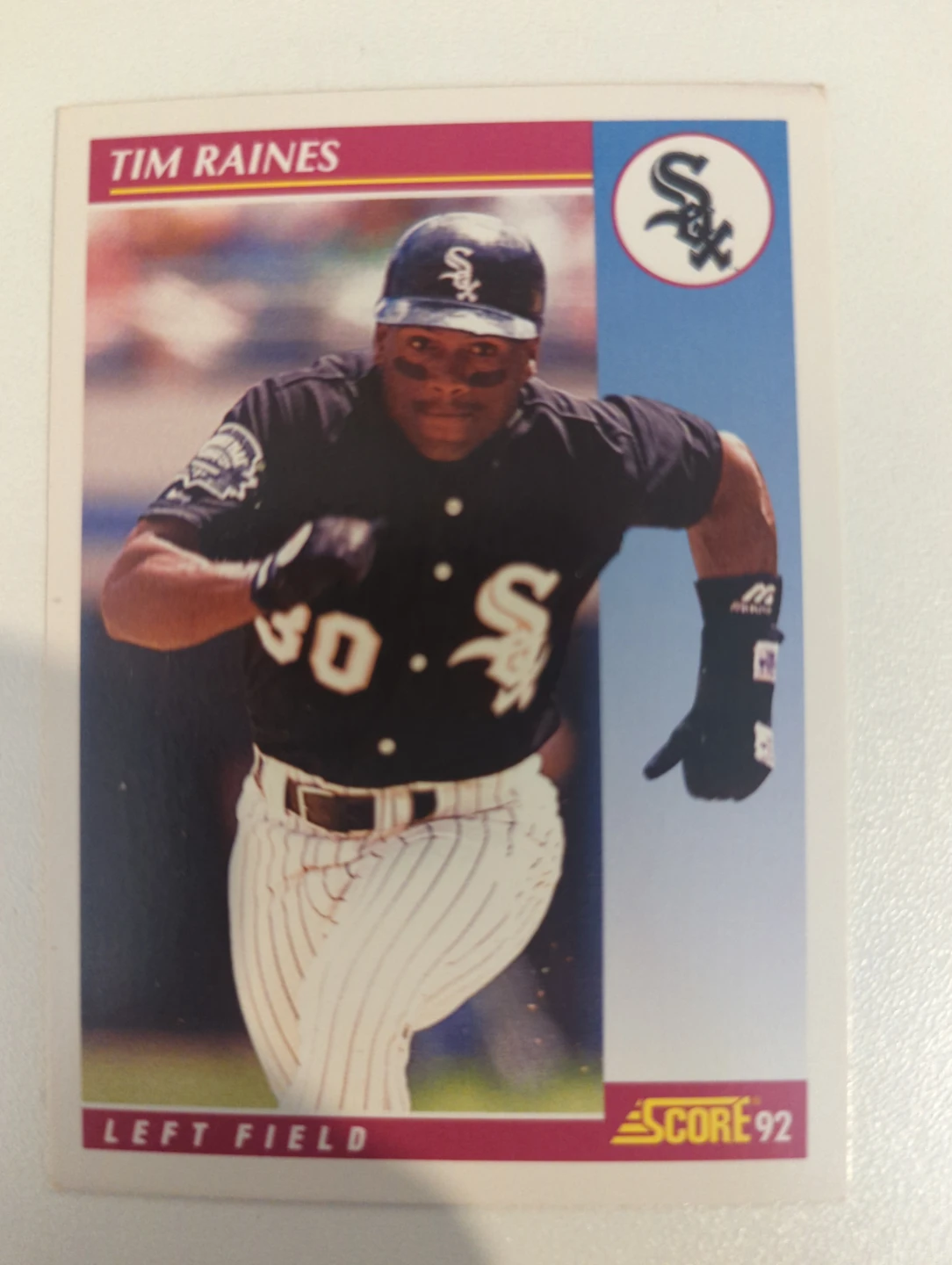 1992 Score Tim Raines Baseball Card ⚽