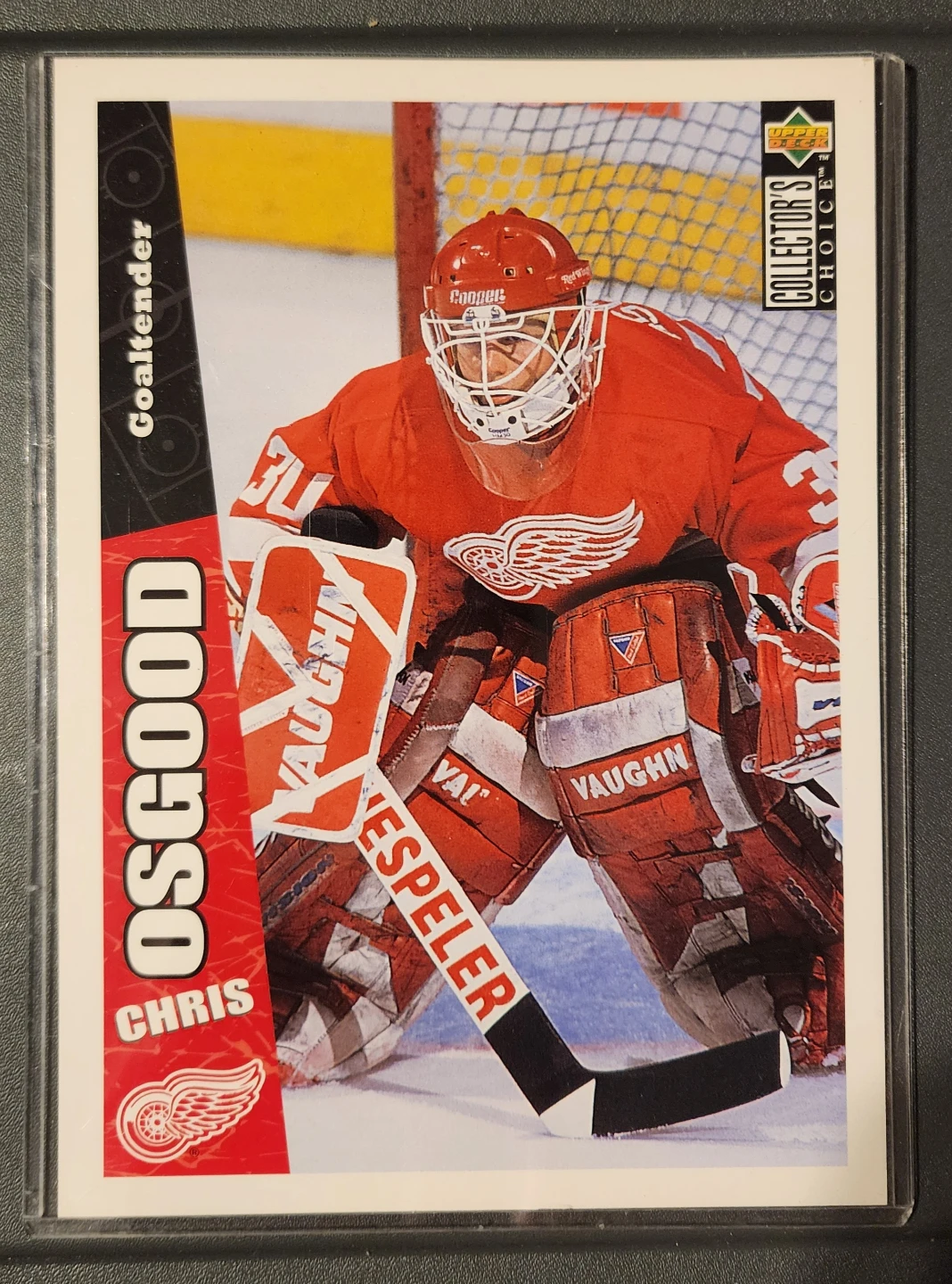 Chris Osgood 1995-96 Upper Deck Collectors Choice Hockey Card