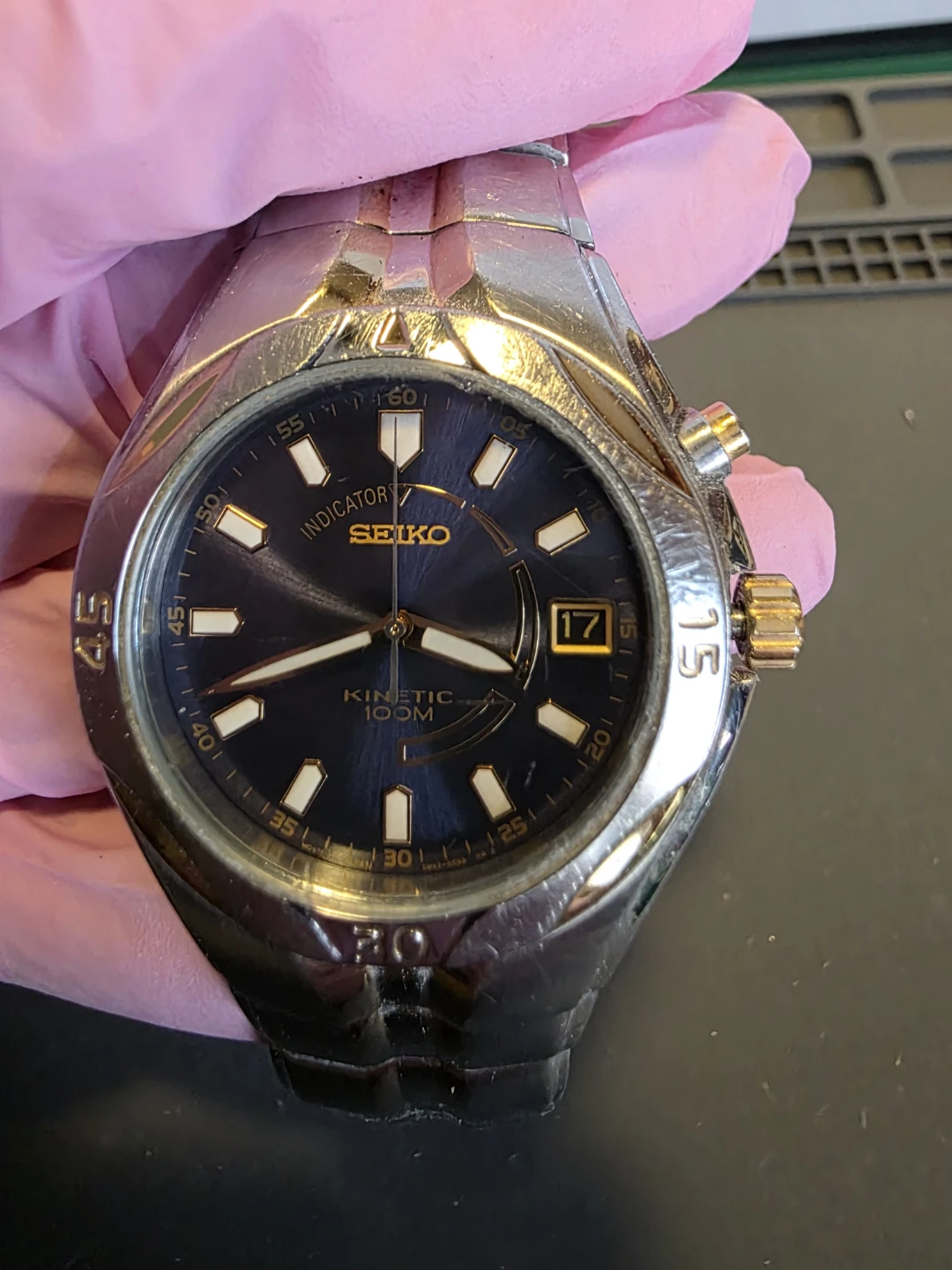 Seiko Kinetic 100M Men's Watch - photo 2