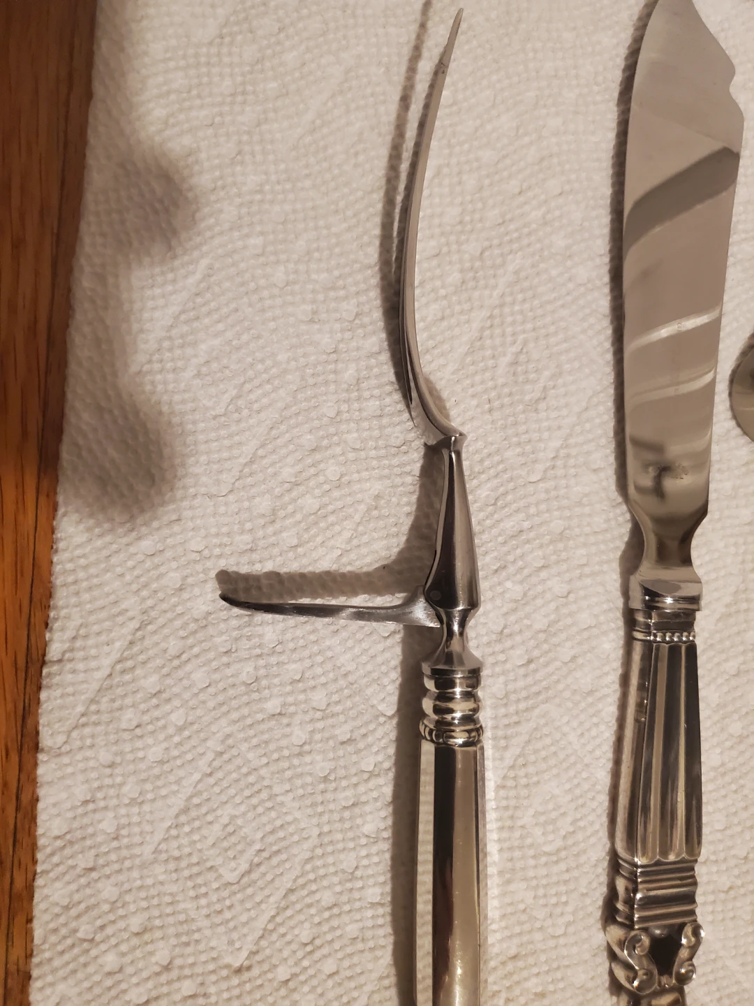 GEORGE GENSEN Cheese Slicer, Carving Fork & Knife Set - photo 3
