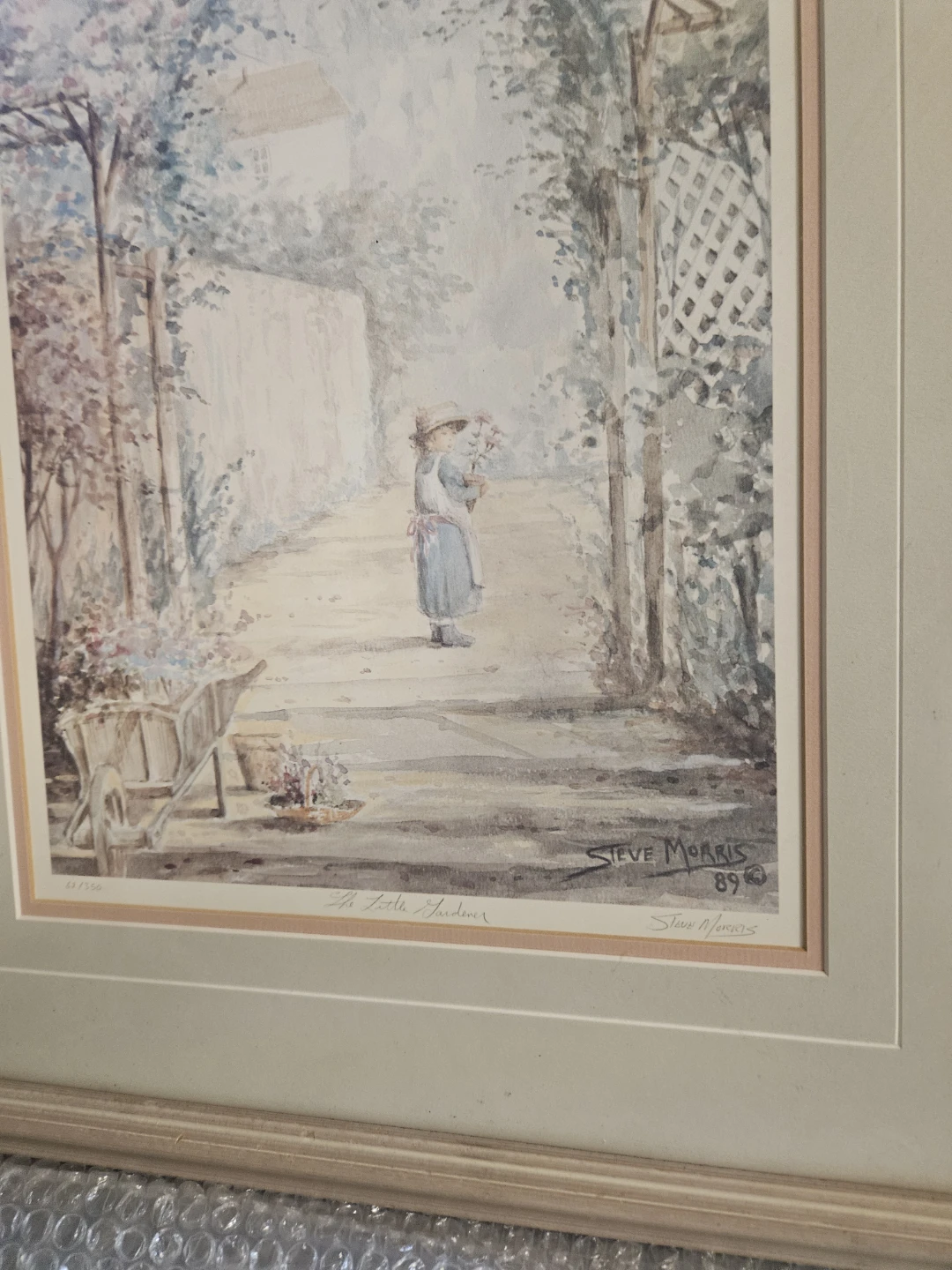 Steve Morris "The Little Gardener" Framed Print - photo 3